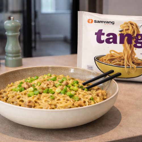 Samyang Tangle: creamy noodles recept