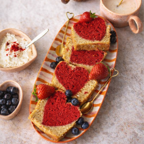 Recept: een hartjes cake 