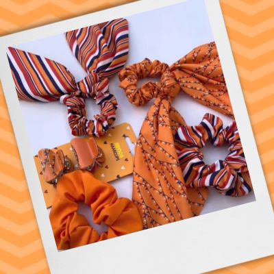 Koningsdag outfit met oranje accessoires 