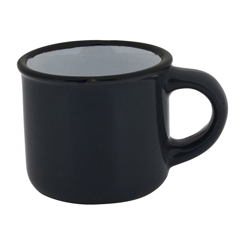 Espressomok classic - diverse kleuren - 10 cl - set van 4