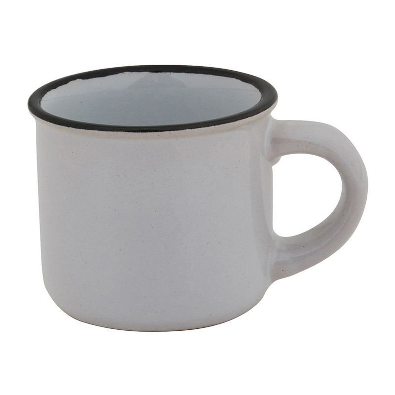 Espressomok classic - diverse kleuren - 10 cl - set van 4