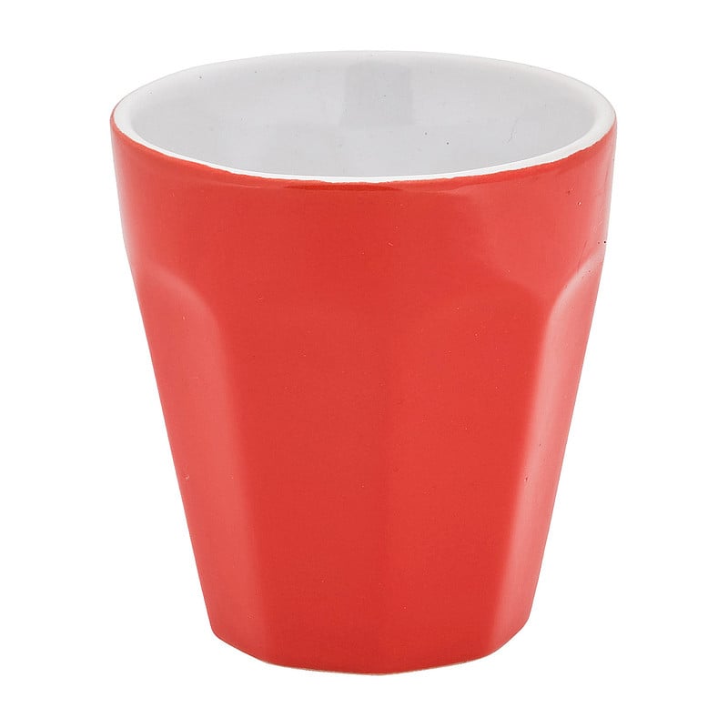 Bekers geribbeld - 220 ml - set van 4