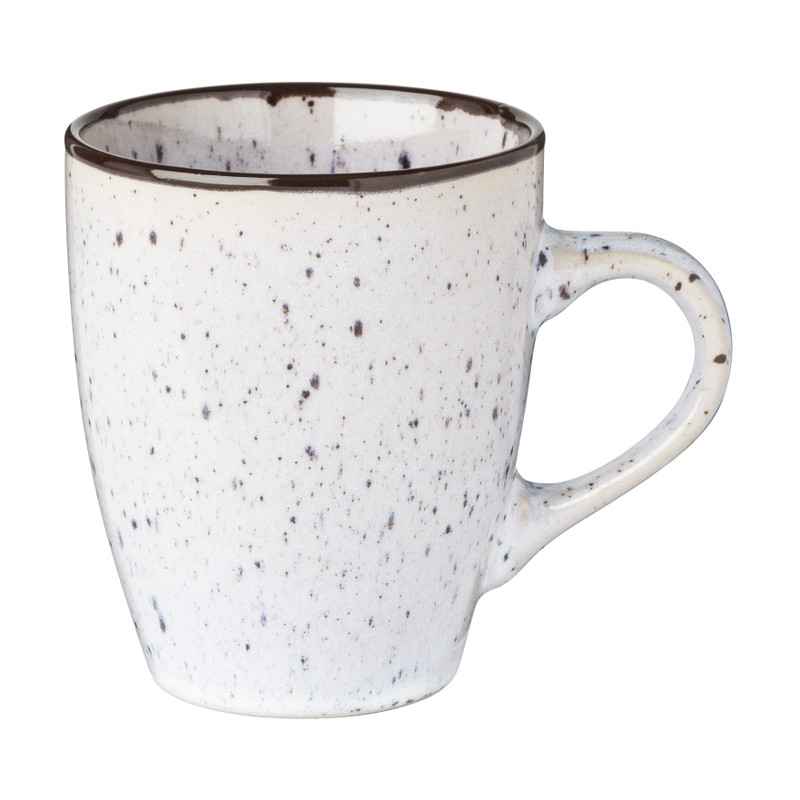 Mok dots - wit - 350 ml