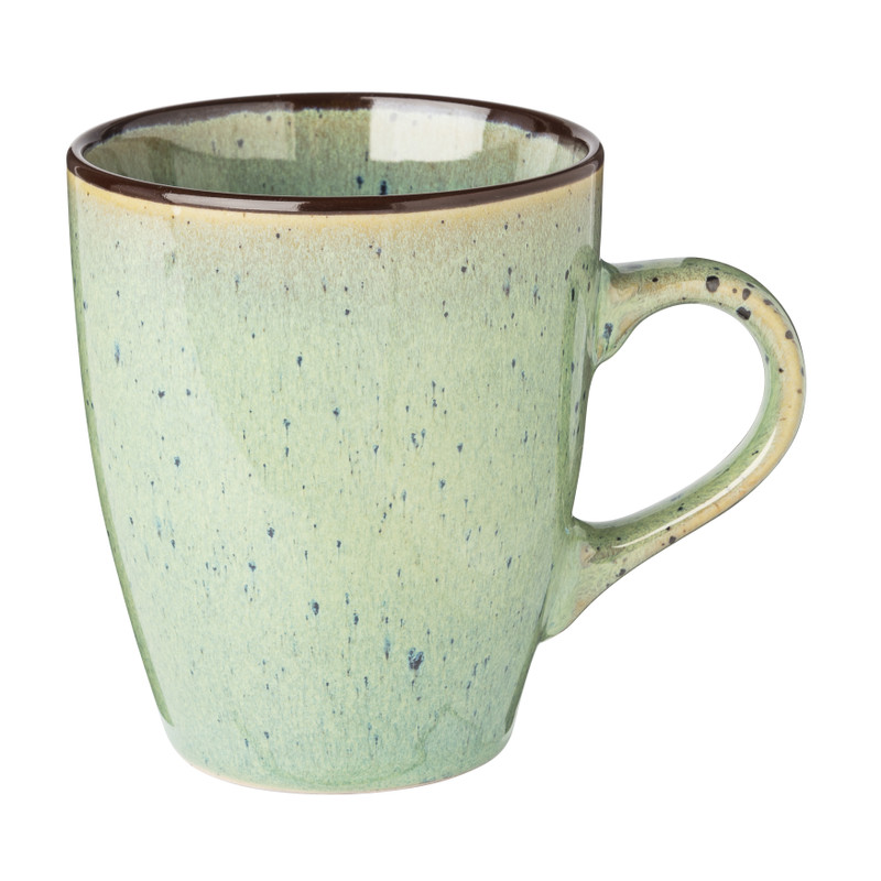 Mok dots - groen - 350 ml