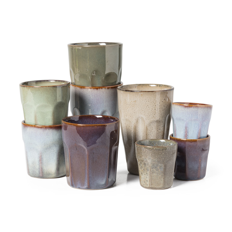 Espressokopje facet - turquoise - 100 ml 