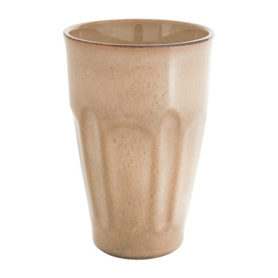 Mok facet - beige - 360 ml 