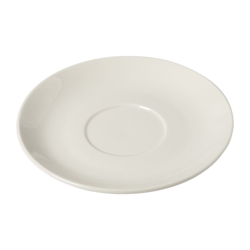 Schotel voor koffiekopje - porselein - ø15x2 cm