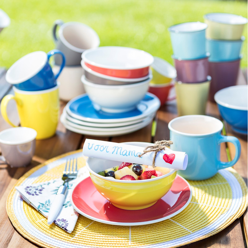 Schaal - blauw - 14 cm