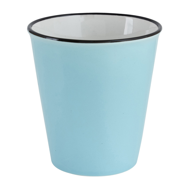 Melkbeker - blauw - 34 cl