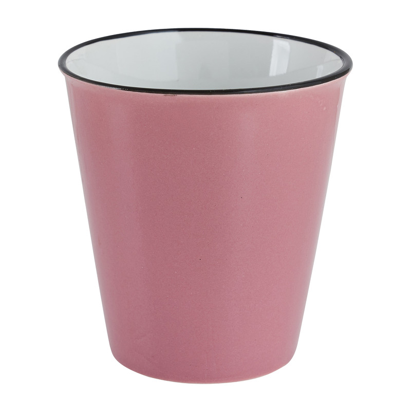 Melkbeker - roze - 34 cl