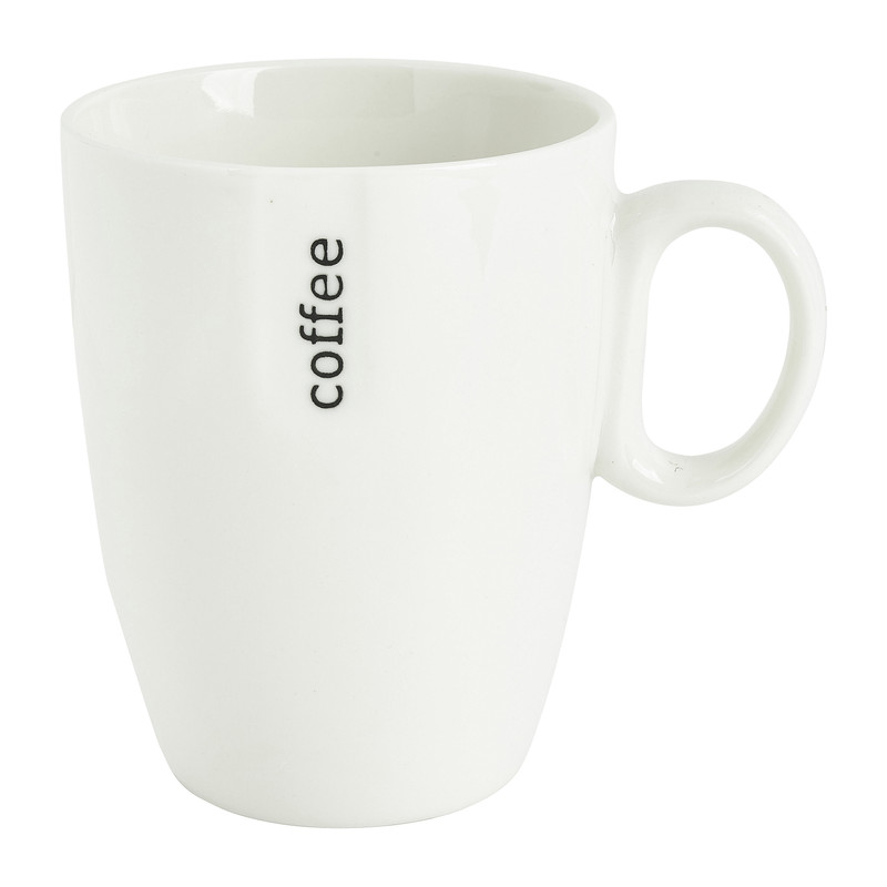 Mok coffee - wit - 33 cl 