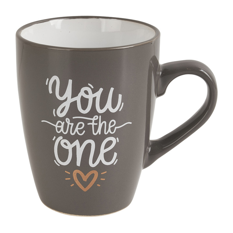 Mok you are the one - grijs - 30 cl 