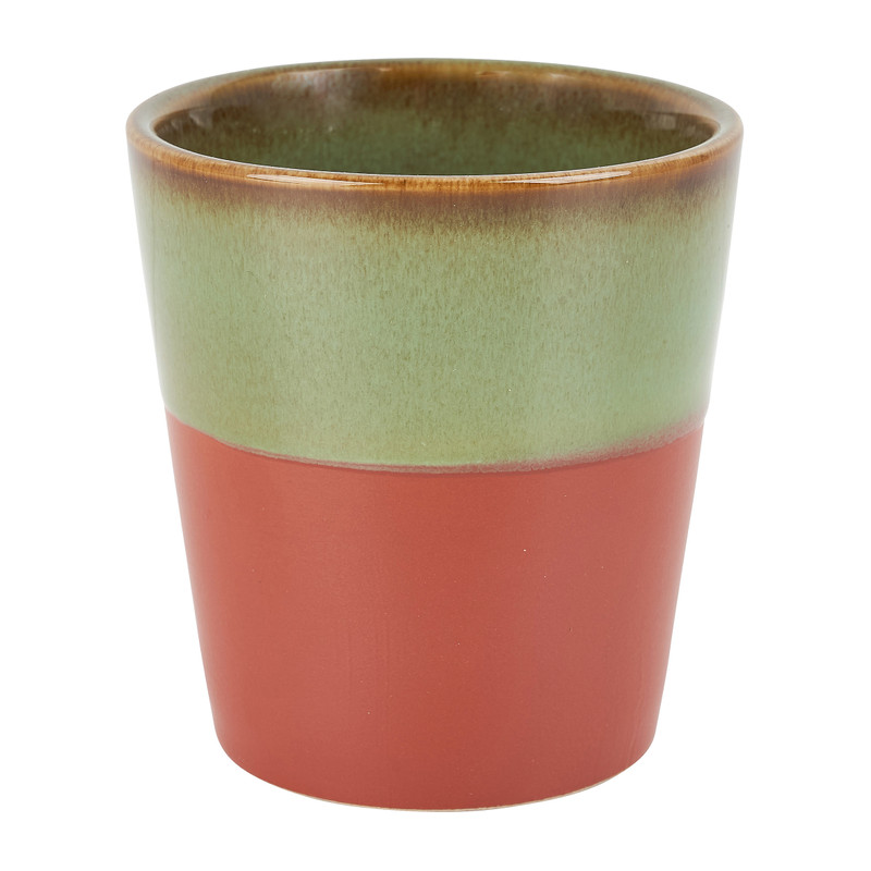 Beker terra cotta - diverse kleuren - 175 ml