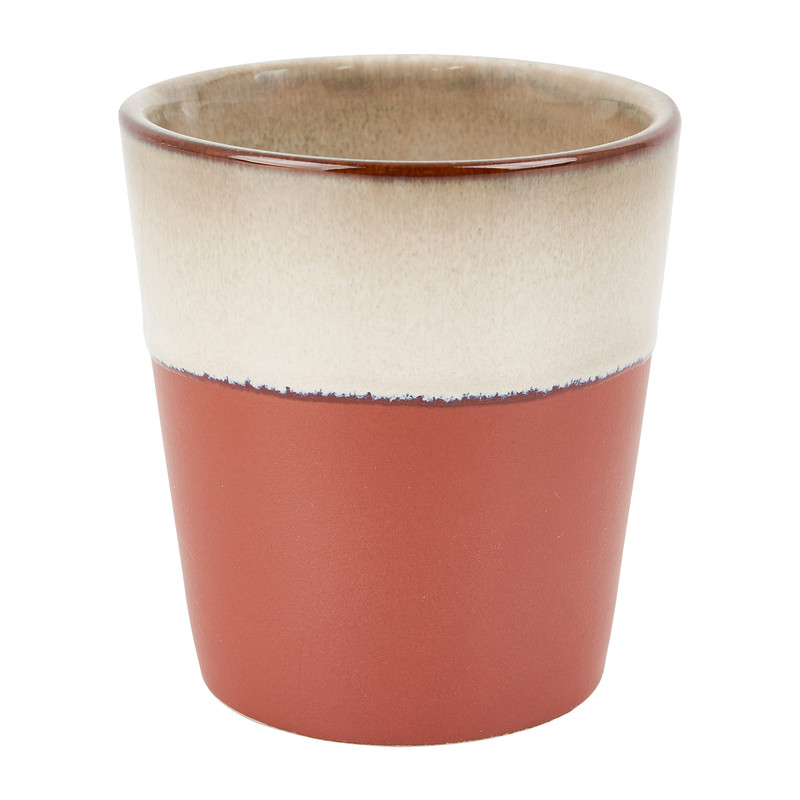 Beker terra cotta - diverse kleuren - 175 ml
