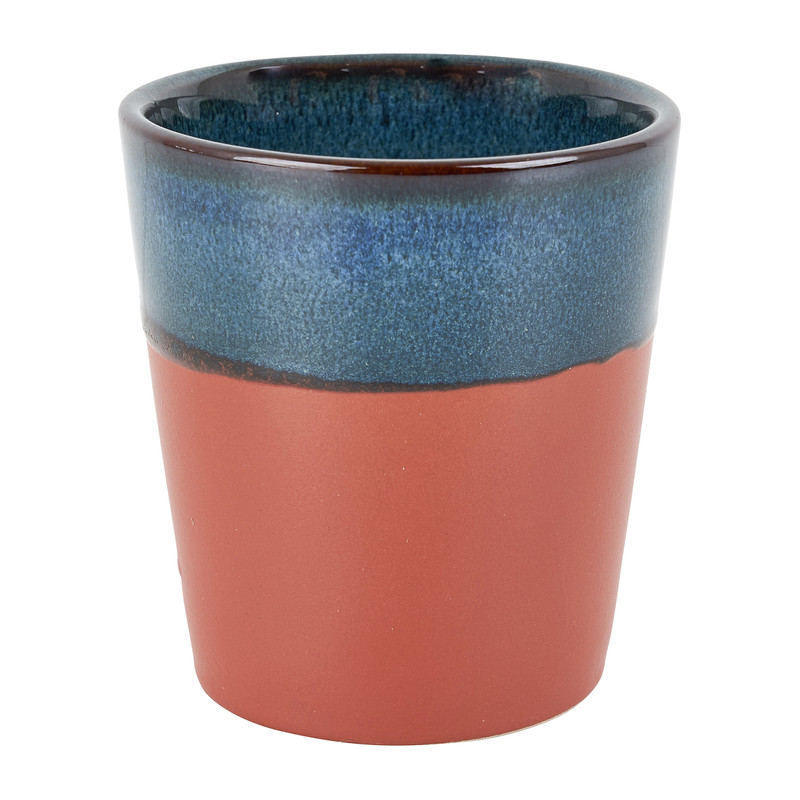 Beker terra cotta - diverse kleuren - 175 ml