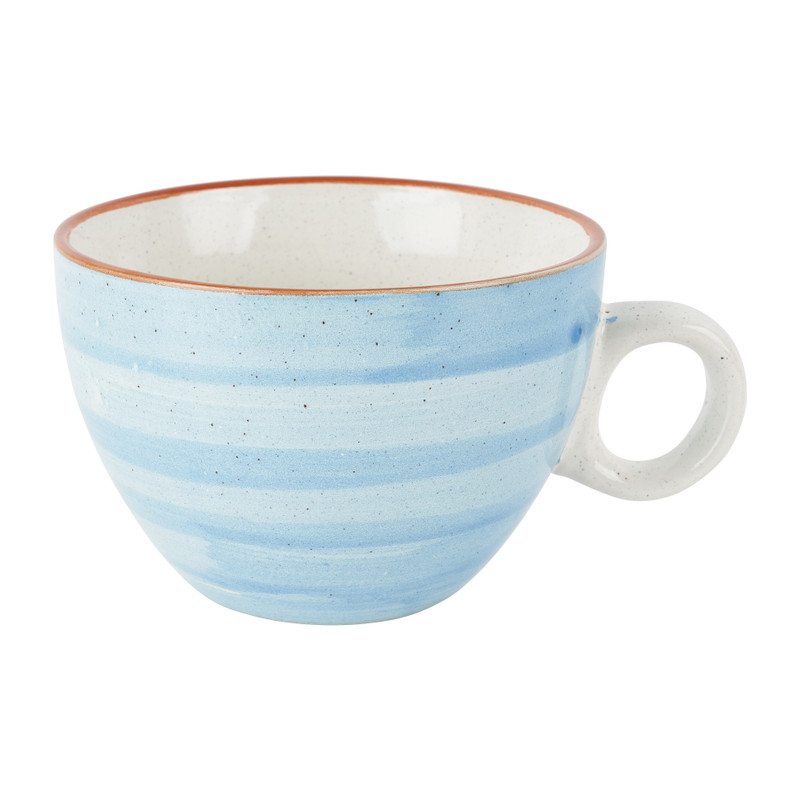 Cappuccino mok gekleurd - 25 cl 