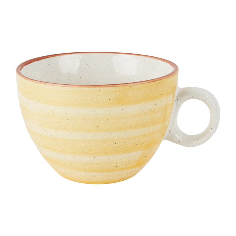 Cappuccino mok gekleurd - 25 cl 