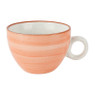 Cappuccino mok gekleurd - 25 cl 