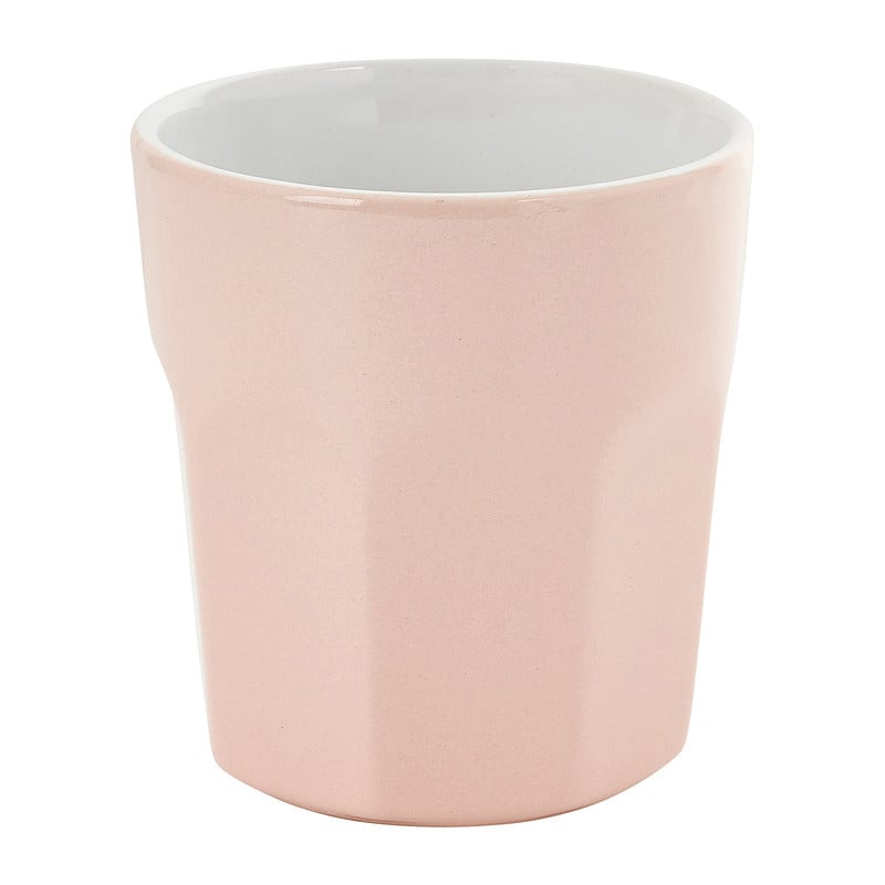 Koffiemok facet - roze - 150 ml