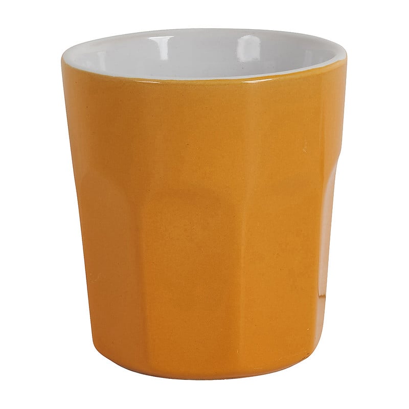 Koffiemok facet - Geel - 150 ml