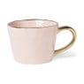 Mok met gouden oor - roze - 300 ml