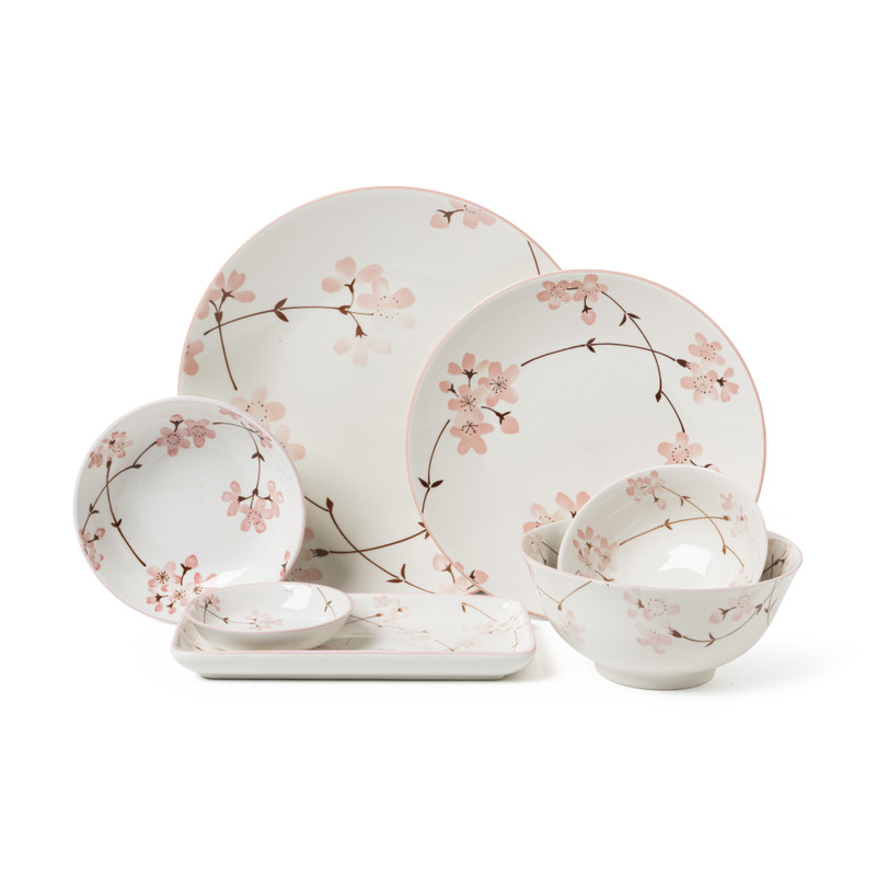 Ontbijtbord bloesem - ⌀21.5 cm 