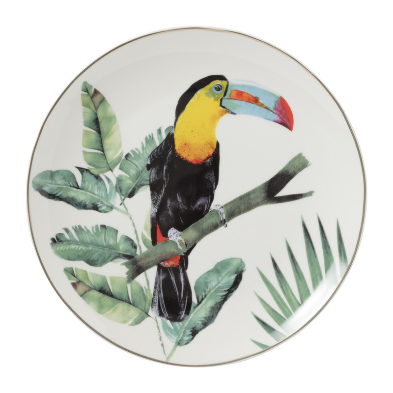 Dinerbord toekan - ⌀27 cm 