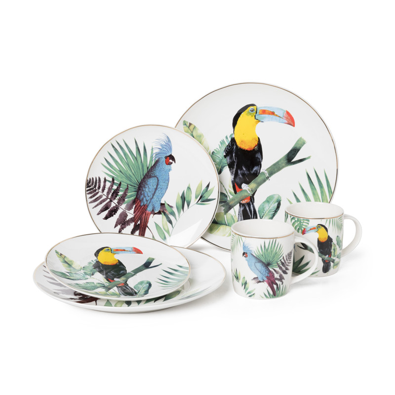 Dinerbord toekan - ⌀27 cm 