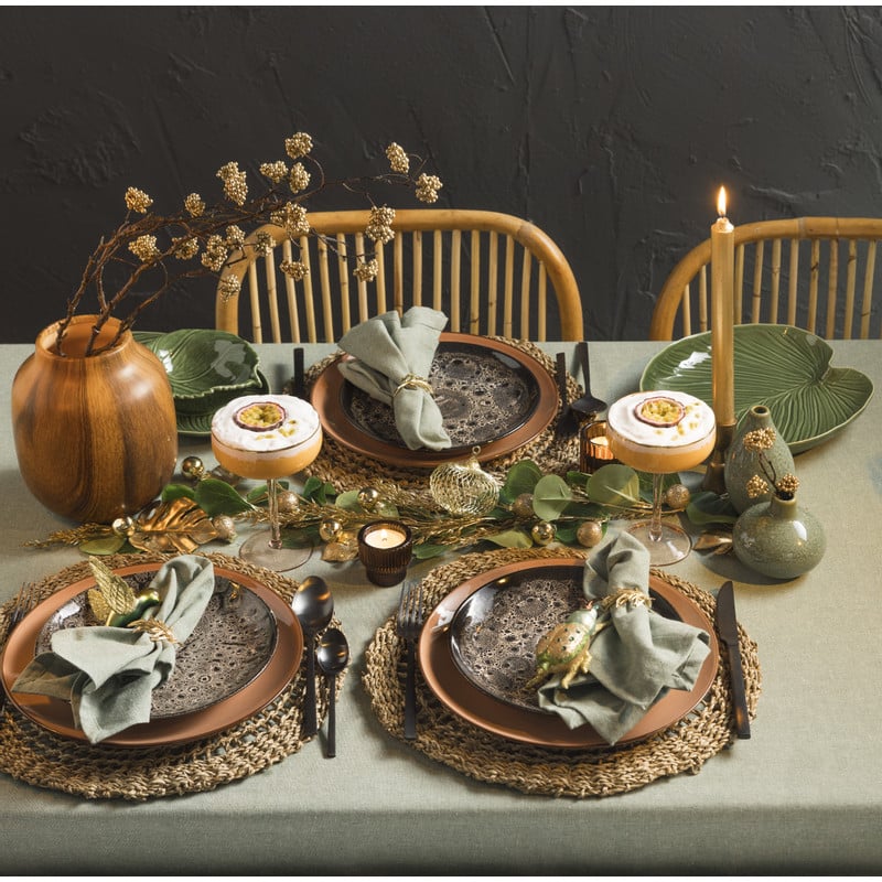 Bord blad - groen - 4x25x23.5 cm