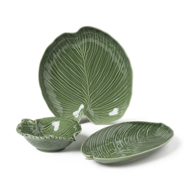 Bord blad - groen - 3.2x27.5x15.5 cm