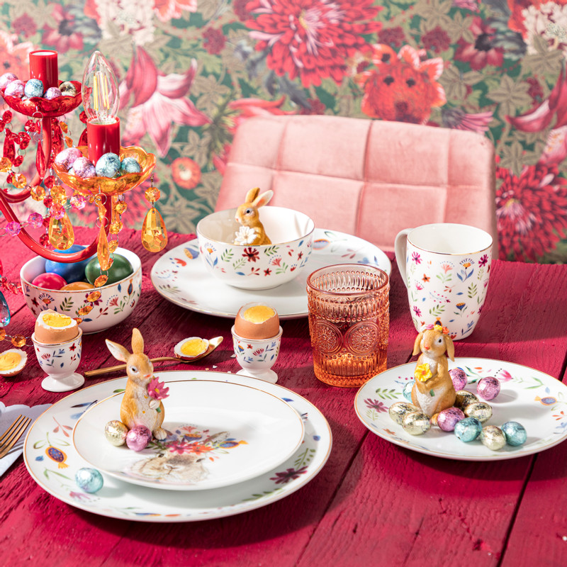 Mok vintage flowers - 360 ml