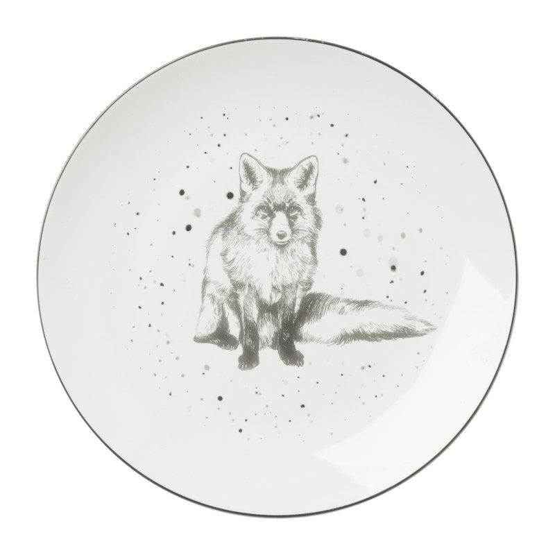 Ontbijtbord vos - 20.5 cm 