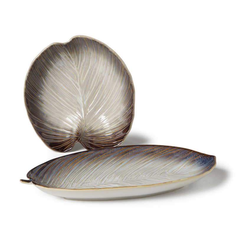 Bord blad - paars - 3.2x27.5x15.5 cm