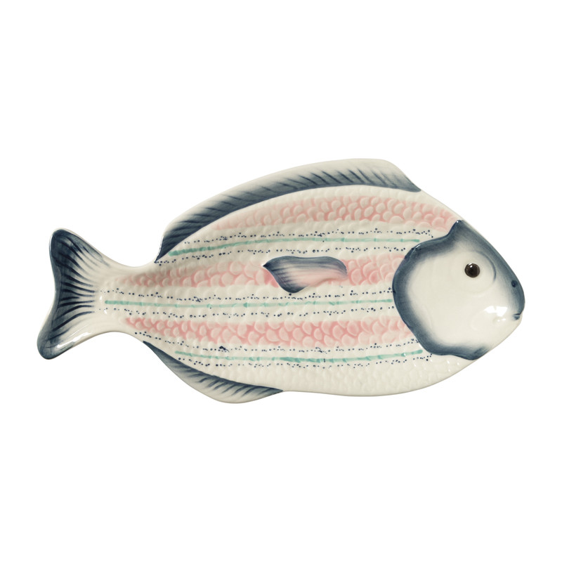 Bord vis - stoneware - 29.2x14x2.5 cm