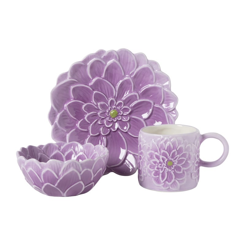 Mok bloem - lila - 225 ml