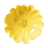 Schaal bloem - geel - ø31.8x9.8 cm