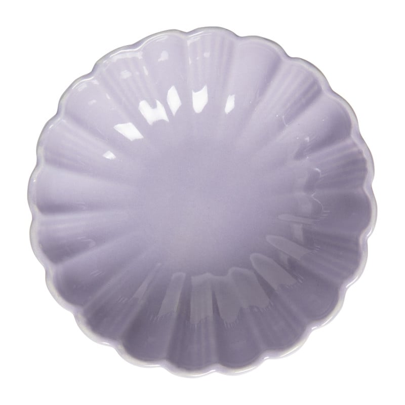 Schaaltje geschulpt - lila - ø13x4.5 cm