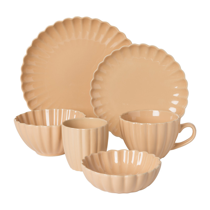 Cup geschulpt - peach - 200 ml