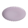 Dinerbord geschulpt - lila - ø25.6x3 cm