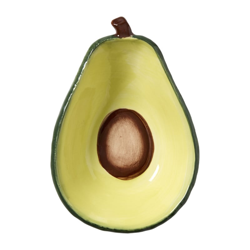 Schaaltje avocado - groen - 3.5x10.5x15.5 cm