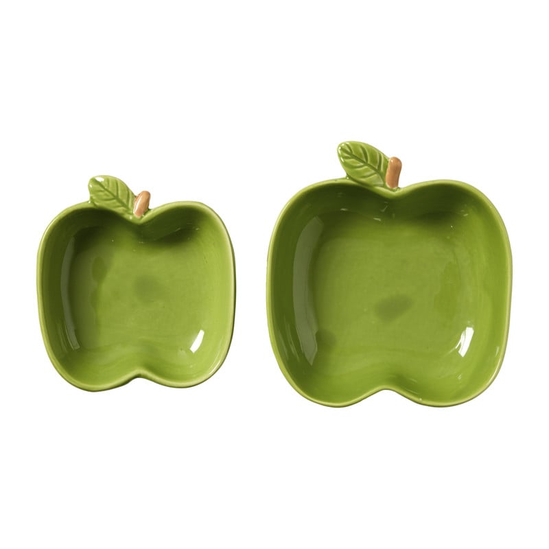 Schaaltje appel klein - groen - 3.3x9.8x10 cm