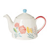 Theepot bloemen - multikleur - 750 ml
