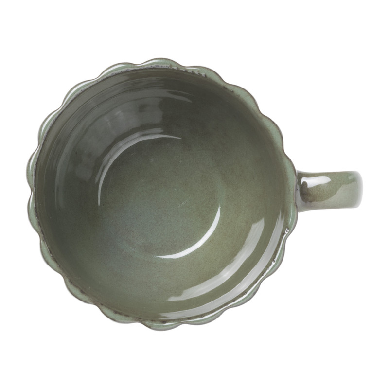 Mok Caro groot - groen - ø11.6x7.8 cm