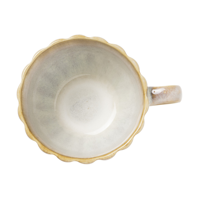 Mok Caro groot - beige - ø11.6x7.8 cm