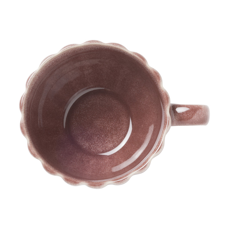 Mok Caro groot - bordeauxrood - ø11.6x7.8 cm