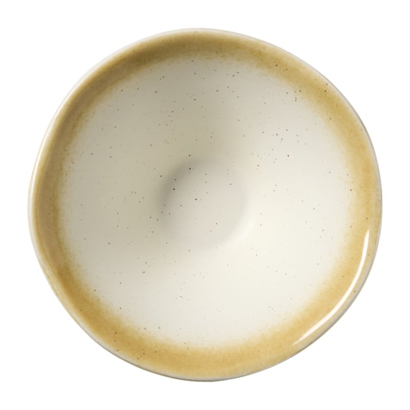 Schaaltje klein olivo - wit - ø11.5x5.8 cm