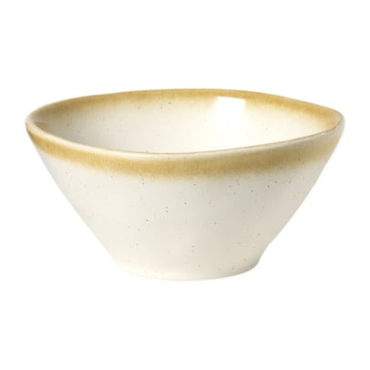Schaaltje groot olivo - wit - ø15.5x7.5 cm