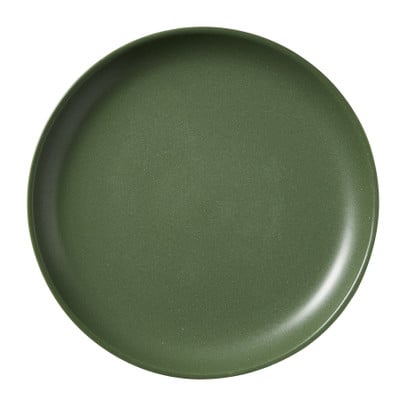 Dinerbord olivo - donkergroen - ø25.5x2.8 cm