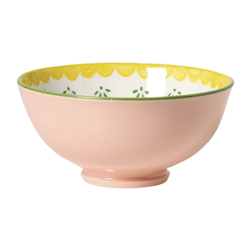 Schaaltje bloem klein - roze - ø12.1x5.8 cm