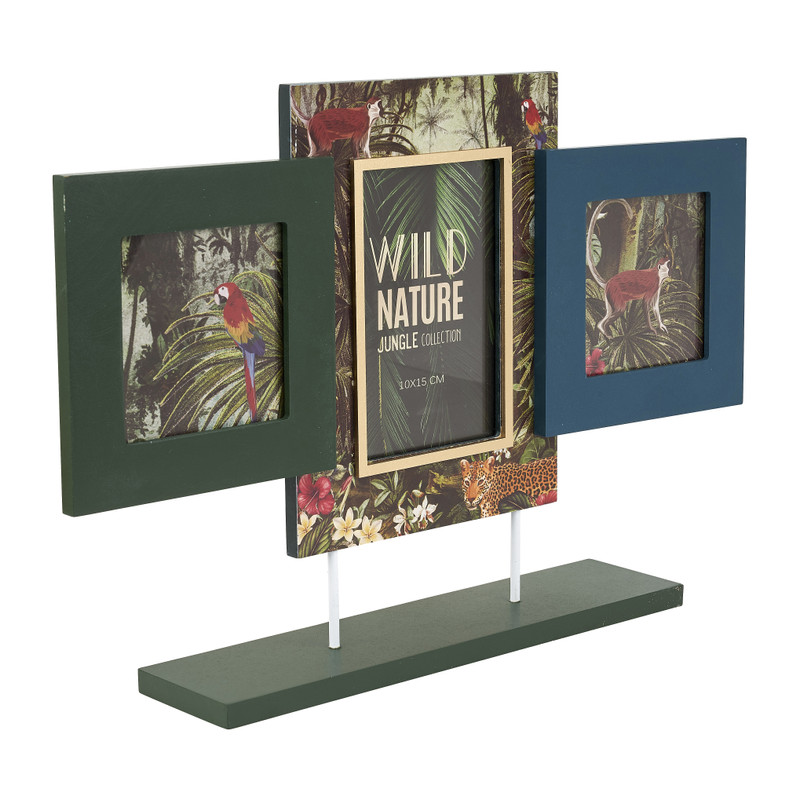 Collagelijst jungle op voetjes - 40x28x7 cm 